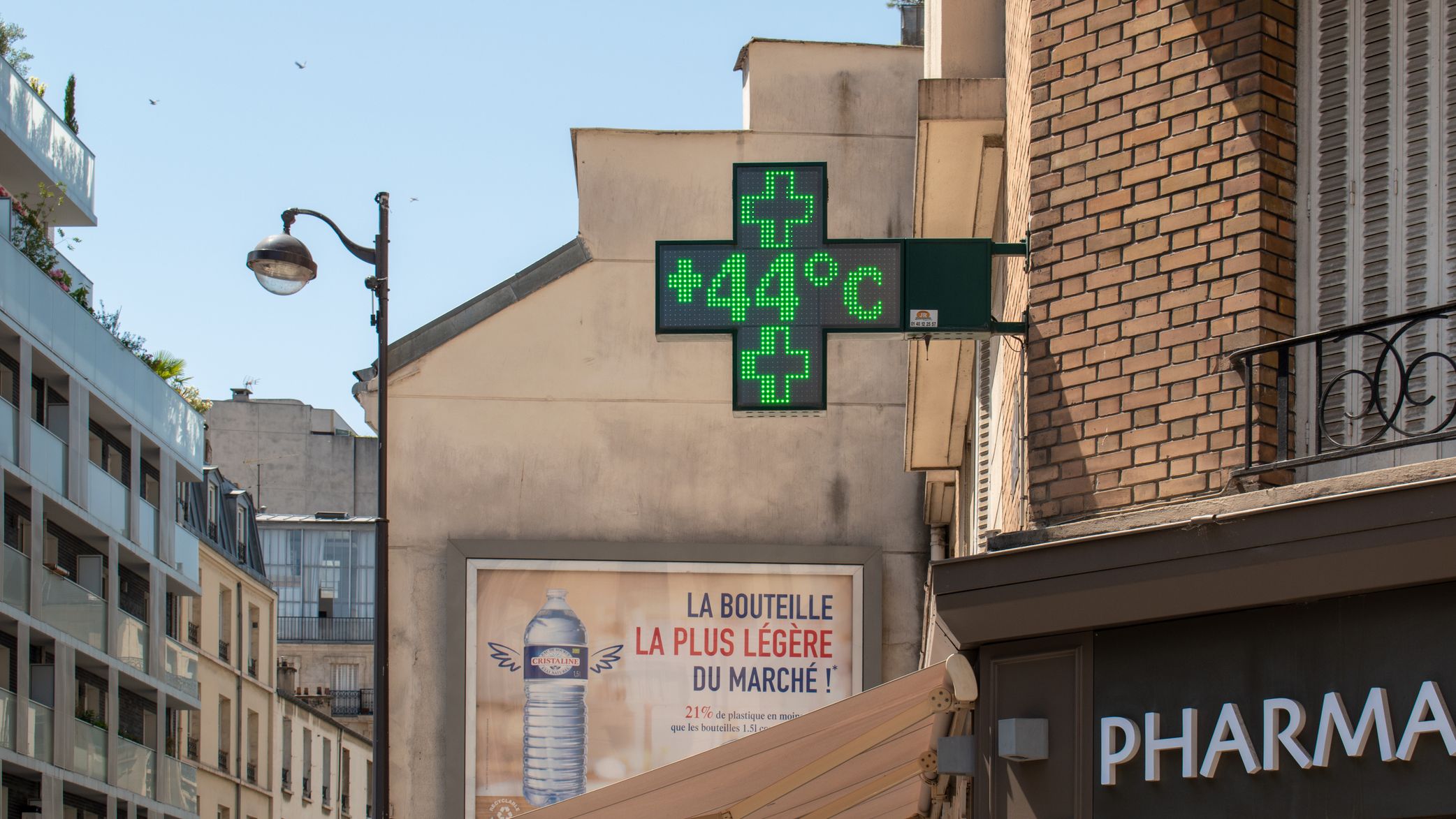 Épisode de canicule à Paris en juillet 2022.