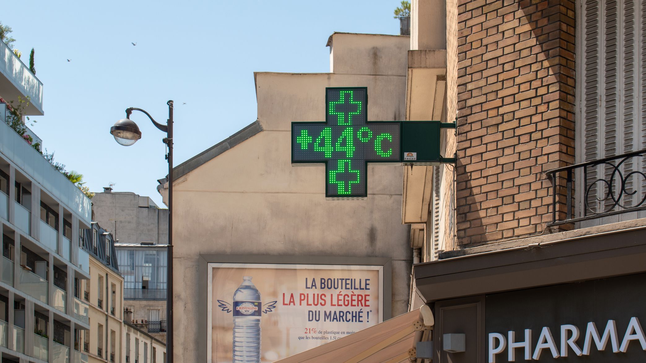 Épisode de canicule à Paris en juillet 2022.