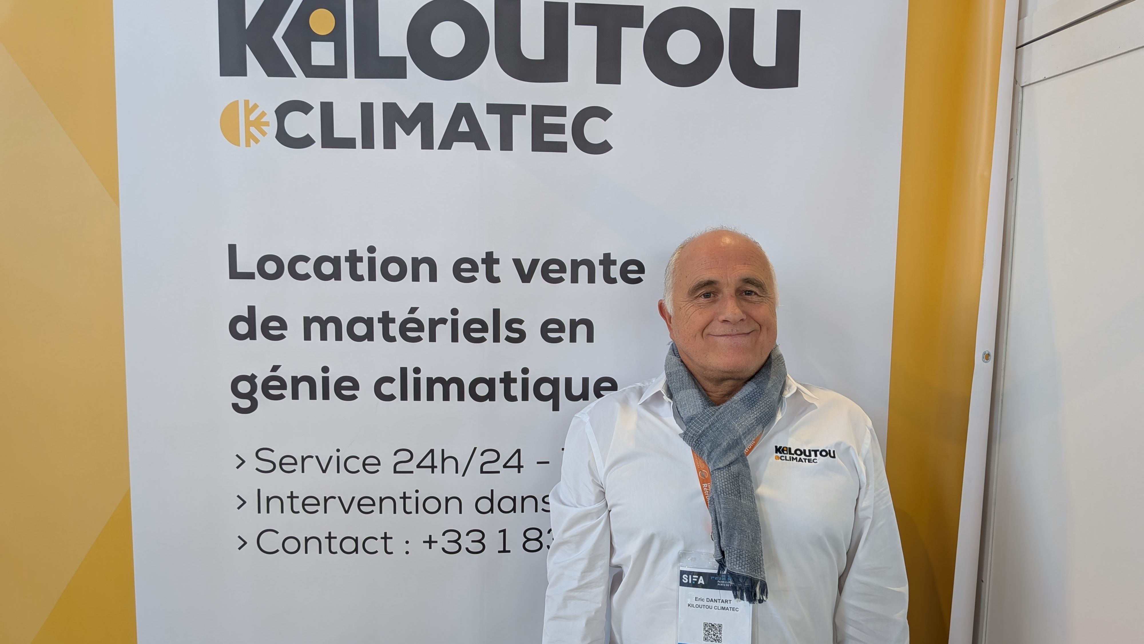 Éric Dantart, directeur France de Kiloutou Climatec.