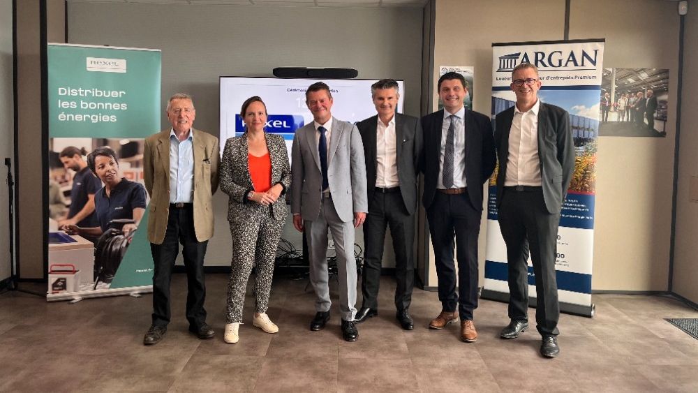 Rexel et Argan ont inauguré un nouveau chauffage durable au centre logistique de Cestas, en Gironde.