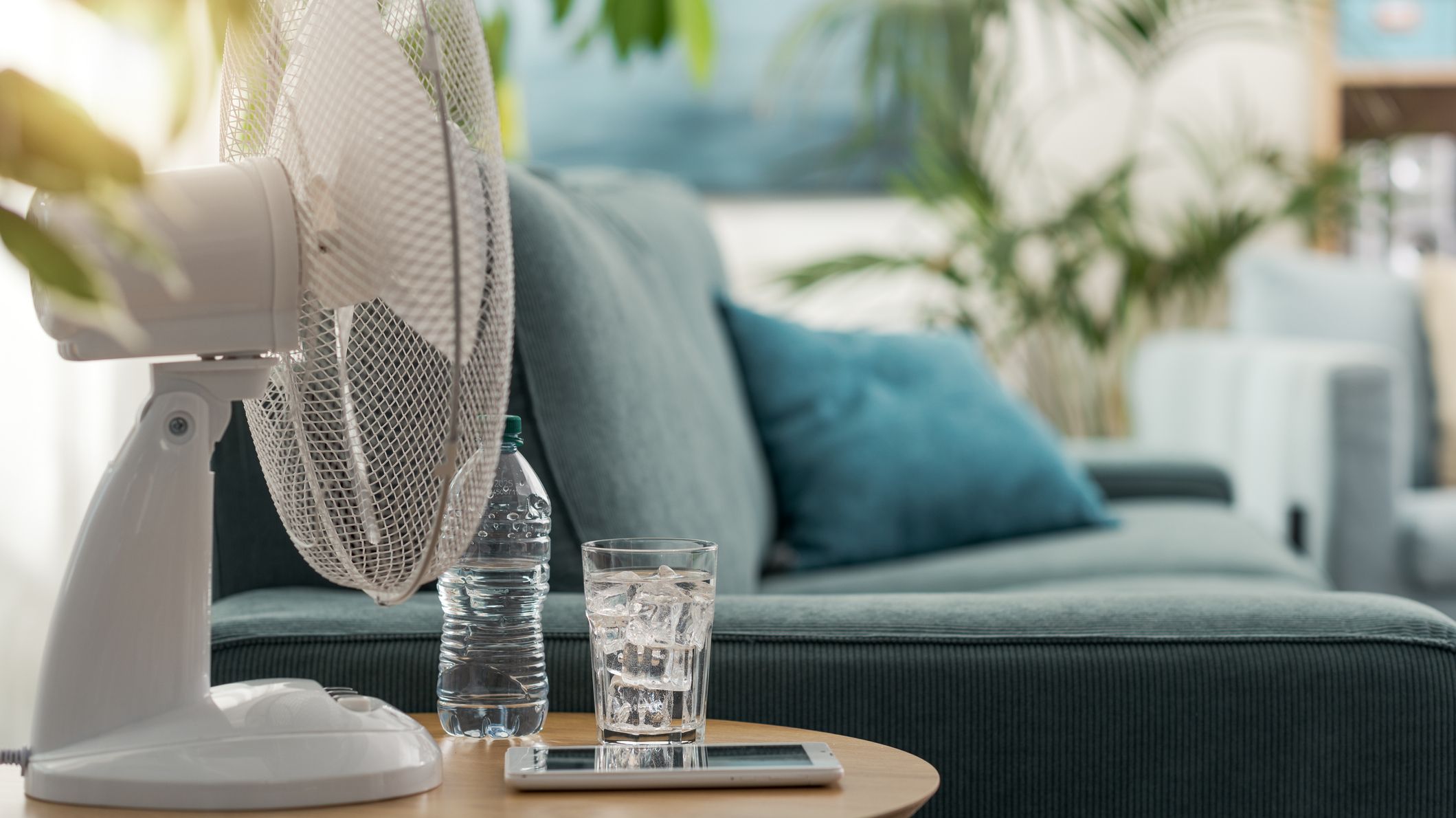 Un logement durant une vague de chaleur.