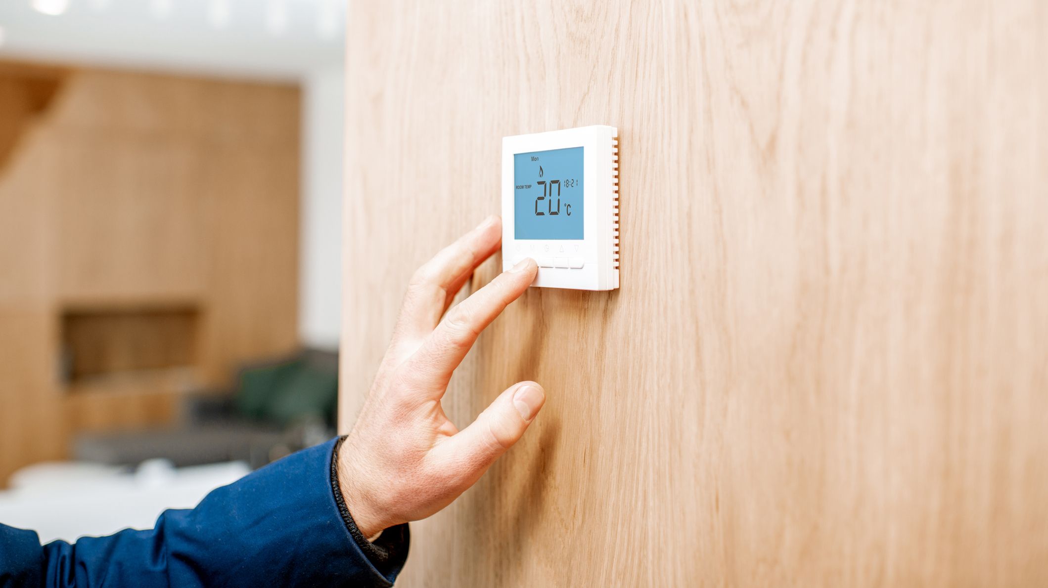 Illustration d'un thermostat.