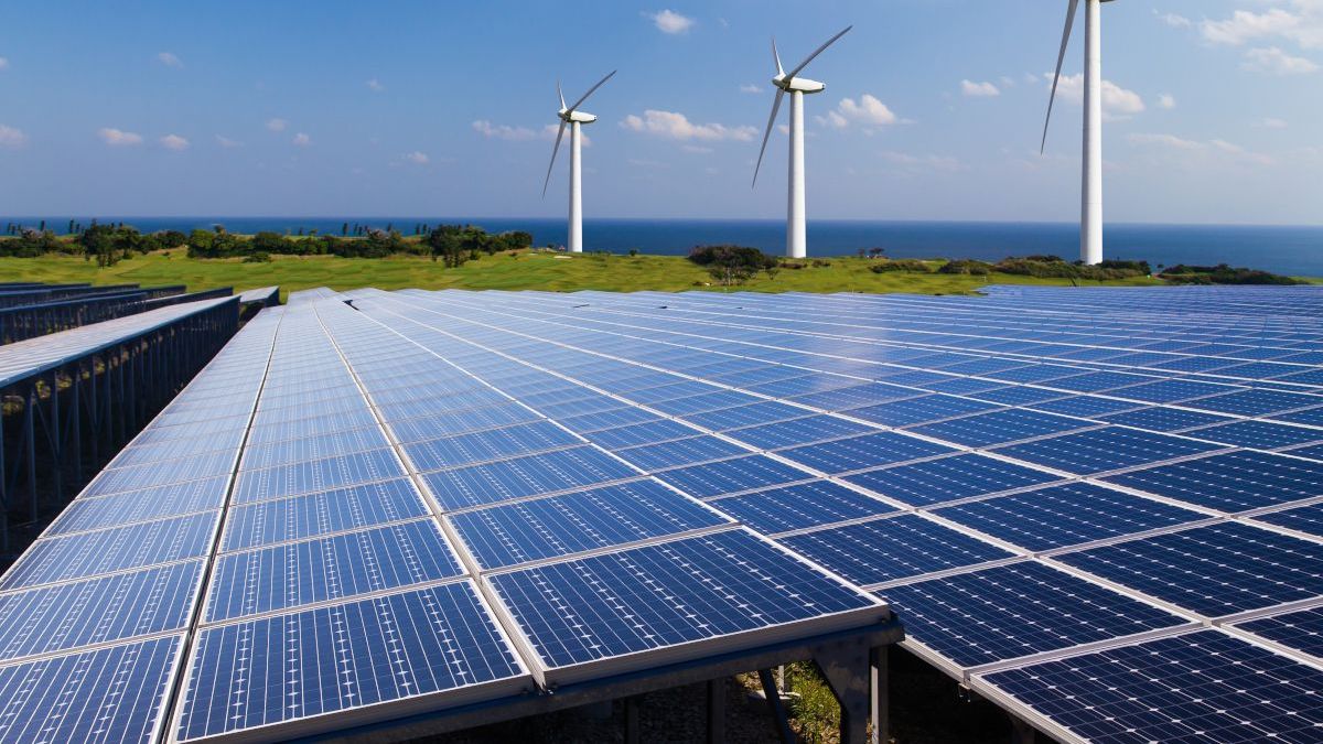 Photo d'illustration ENR éolien solaire photovoltaïque